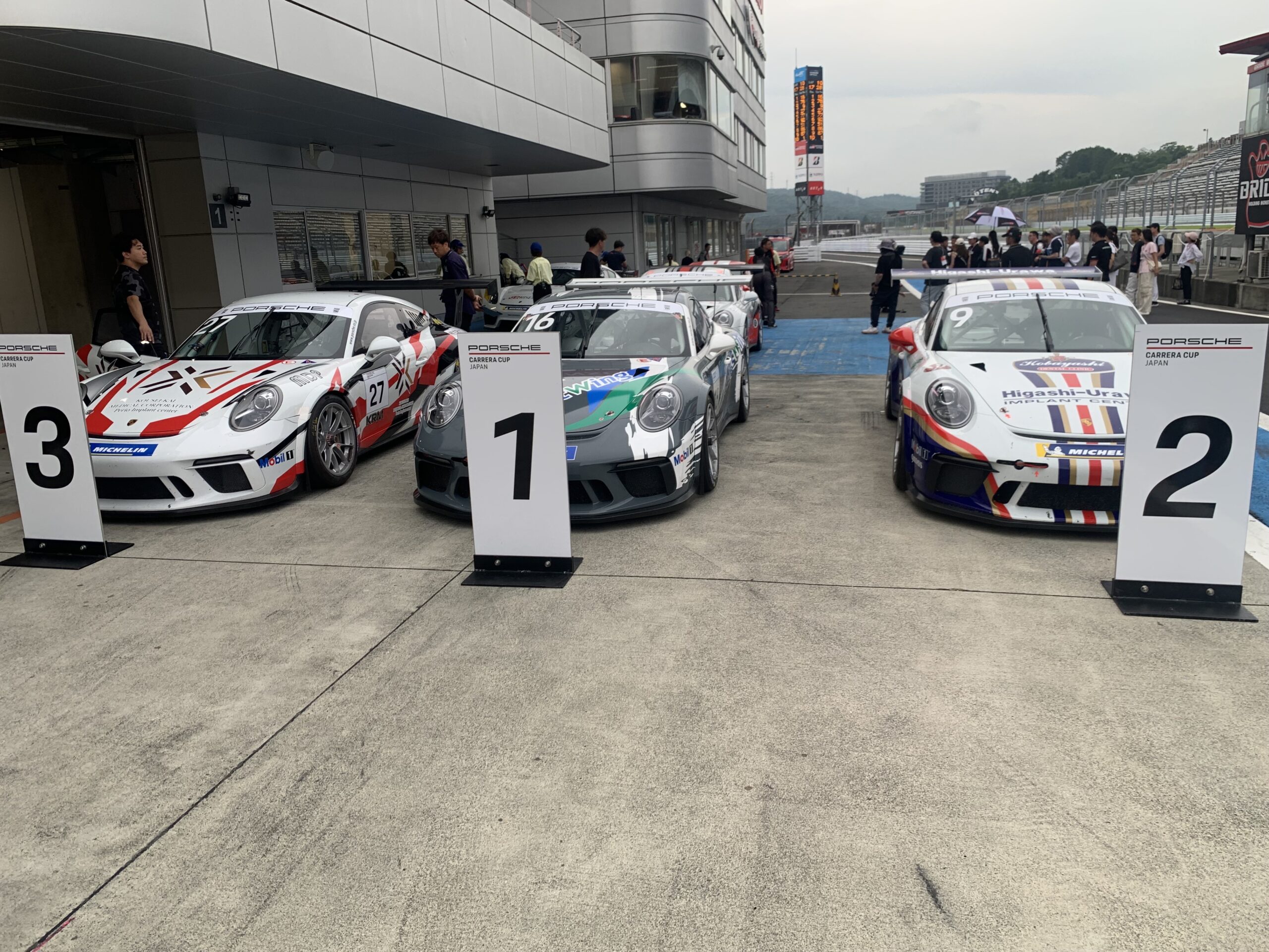 ポルシェスプリントチャレンジジャパン富士　レースサポート